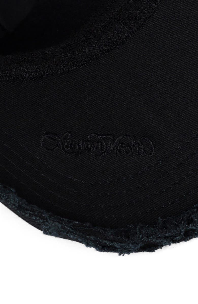 Lauren Moshi Jilly Crystal Mini Butterfly Trucker Hat, Alternate, color, Black