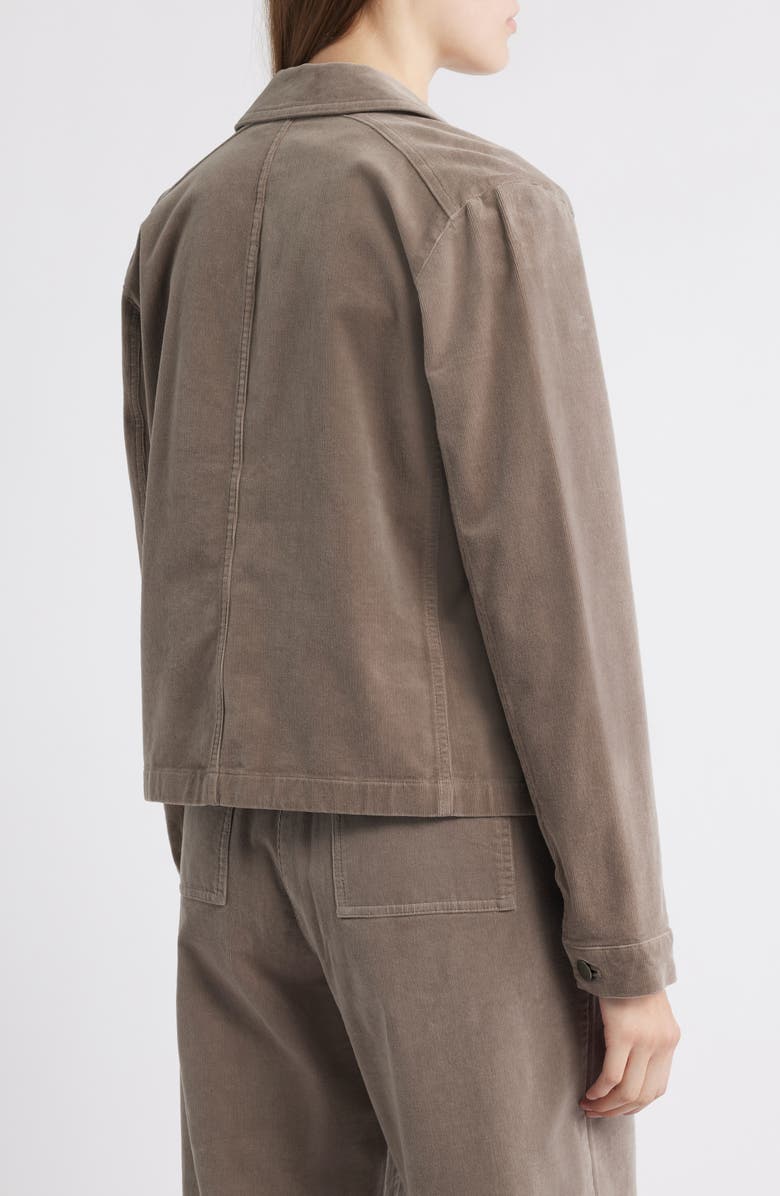 Eileen Fisher Short Rider Jacket, Alternate, color, Taupe