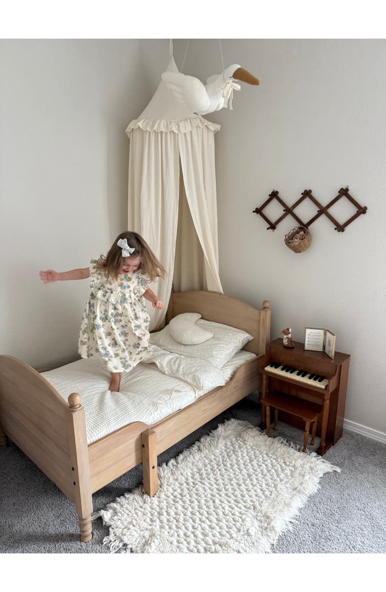 Piper&Cloth The Lullaby Stork, Alternate, color, Milk