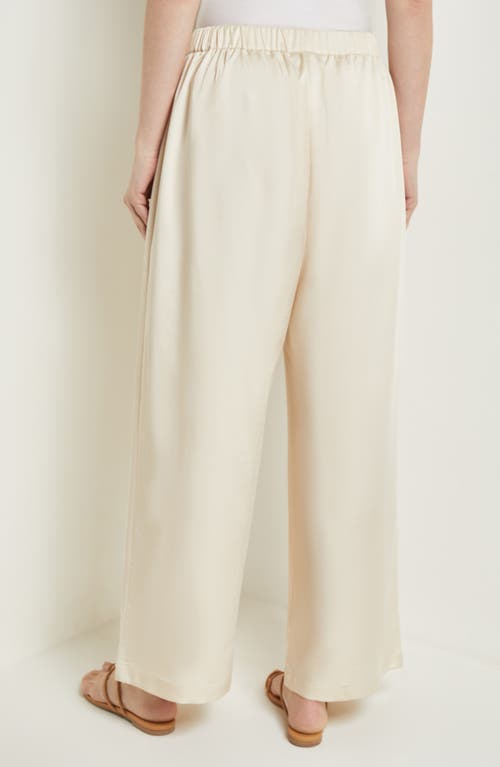 Misook Wide Leg Pants In Parchment