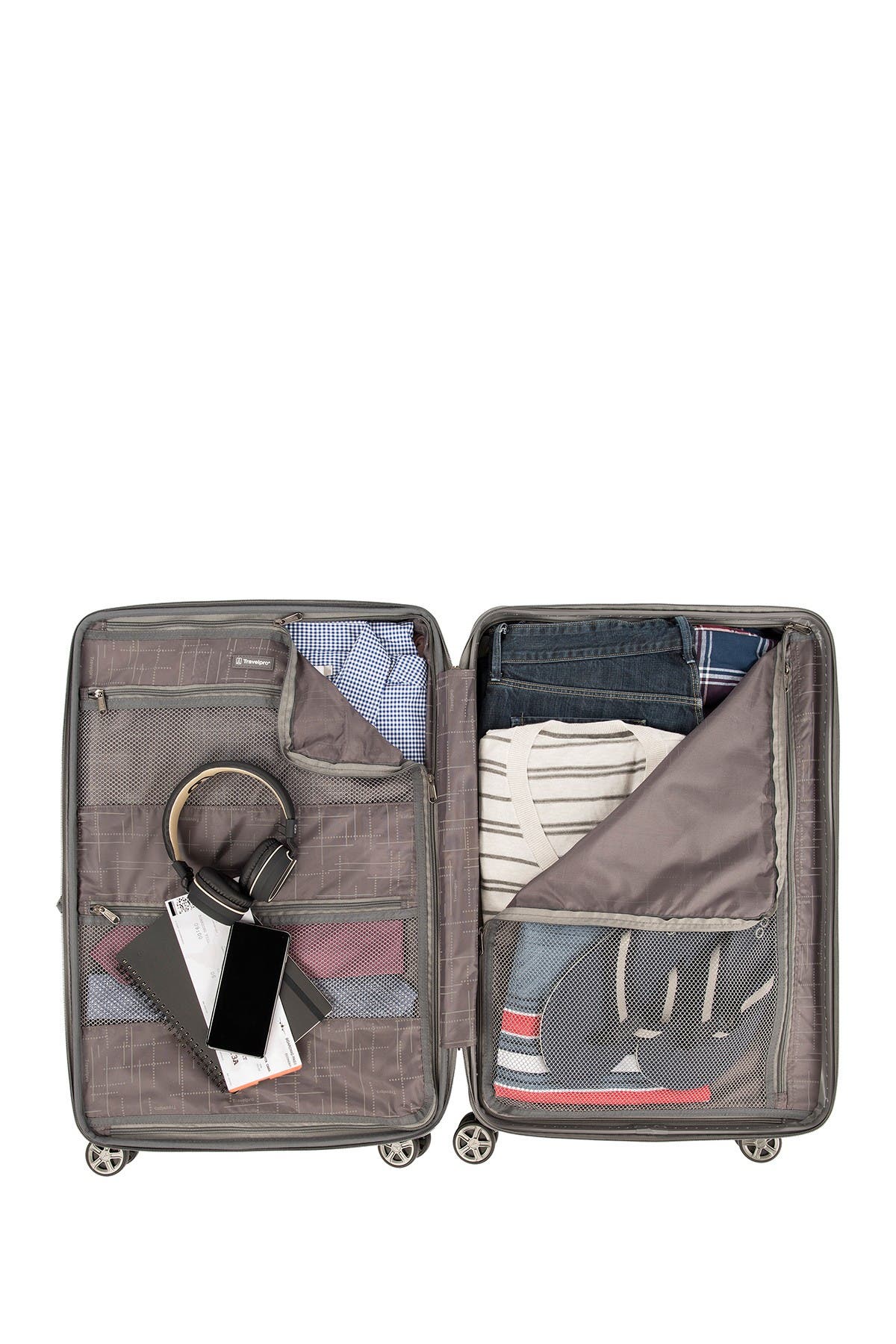 TRAVELPRO Rollmaster<sup>™</sup> Lite 24" Expandable Medium Checked Hardside Spinner Luggage, Alternate, color, 