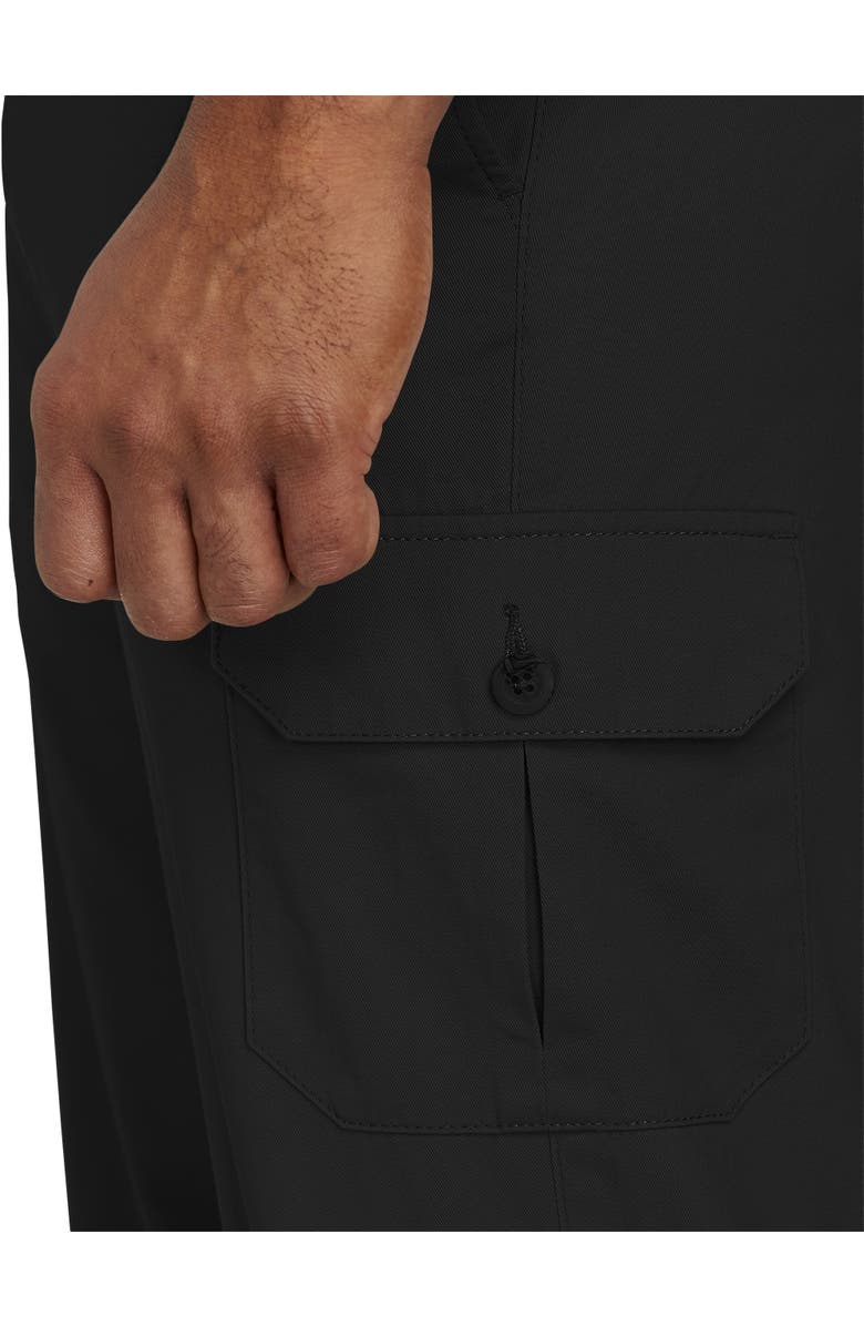 Harbor Bay by DXL Continuous Comfort Cargo Pants, Alternate, color, Black
