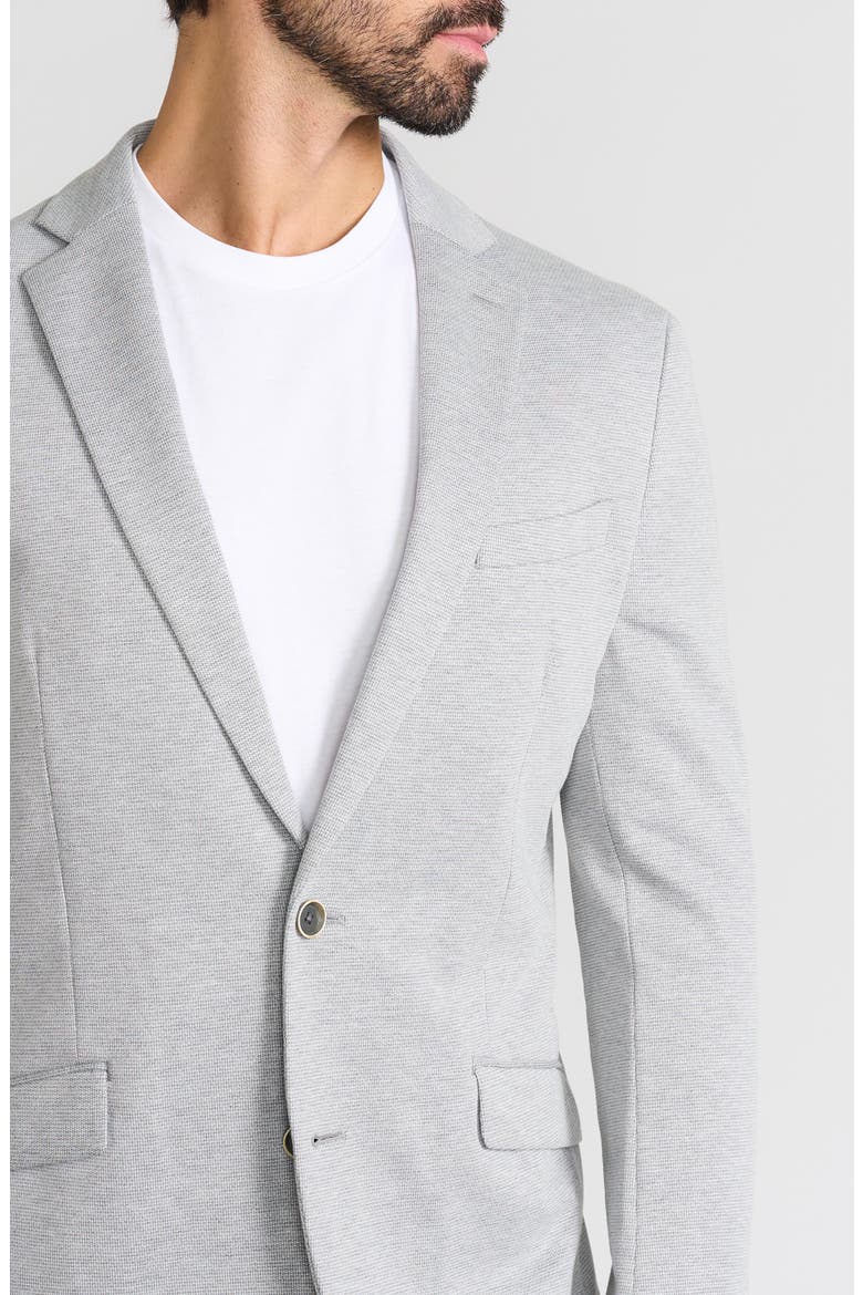 Textured Neat Knit Sport Coat, Alternate, color, GREY