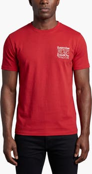 Roberto Vino Big Writing Milano Slim Fit Stretch Cotton T-Shirt