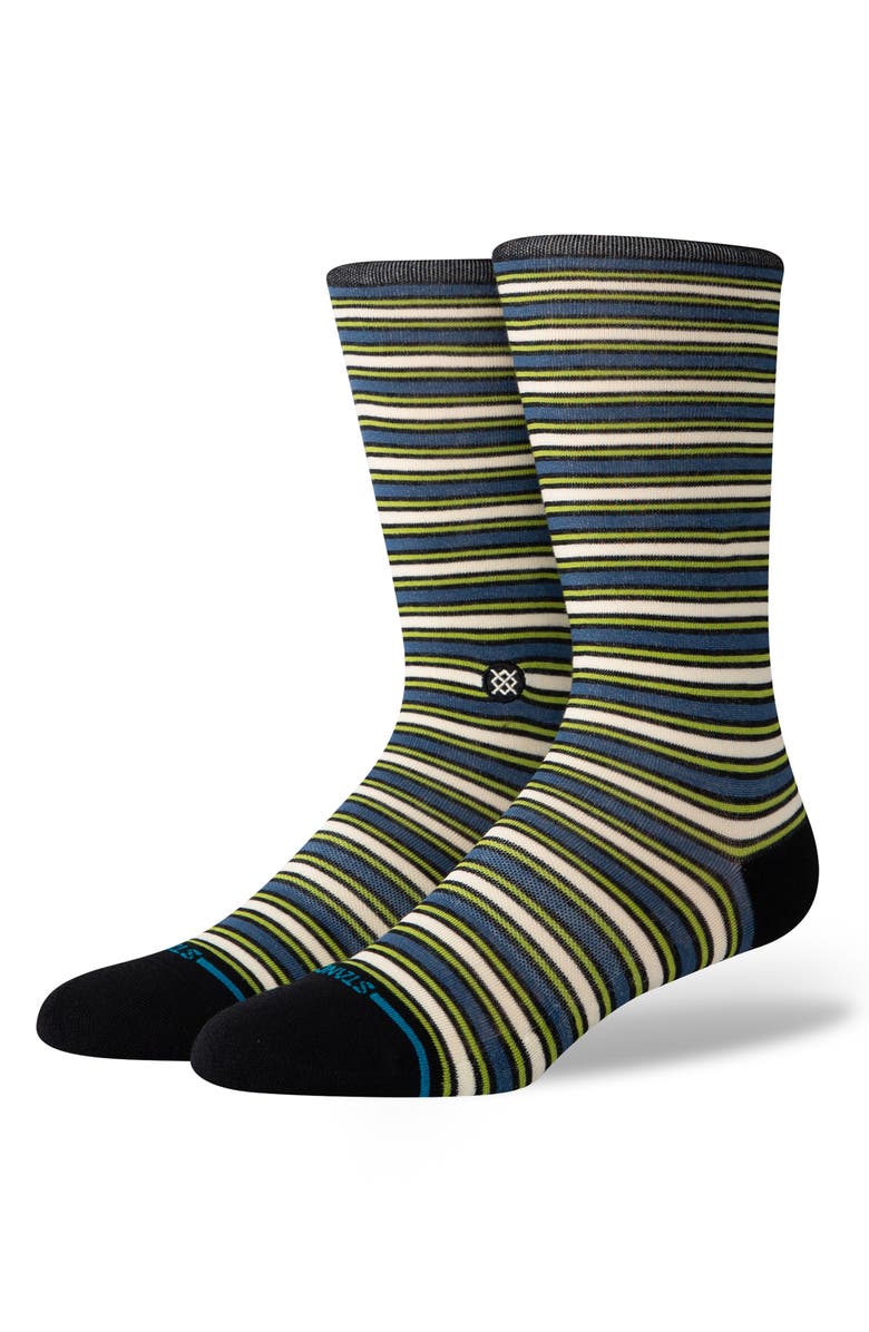 Stance Fate Crew Socks, Alternate, color, 