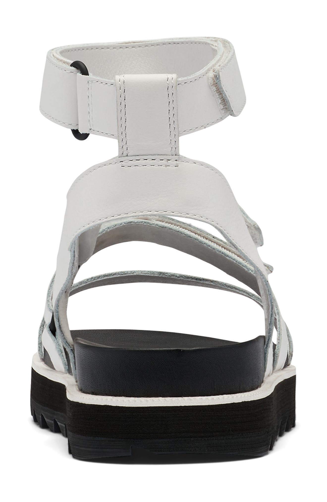 Strappy Sandal, Alternate, color, SEA SALT/ BLACK