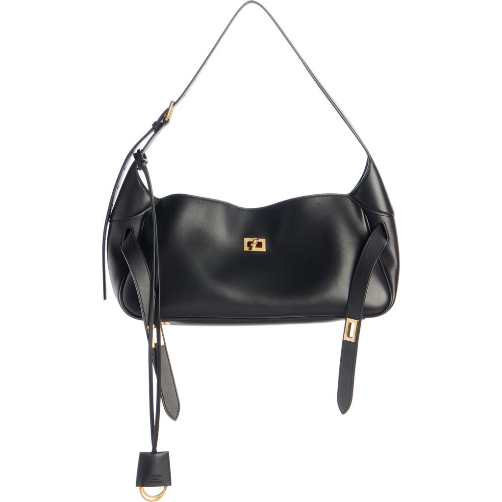 Balenciaga Small Bel Air Shoulder Bag In Black