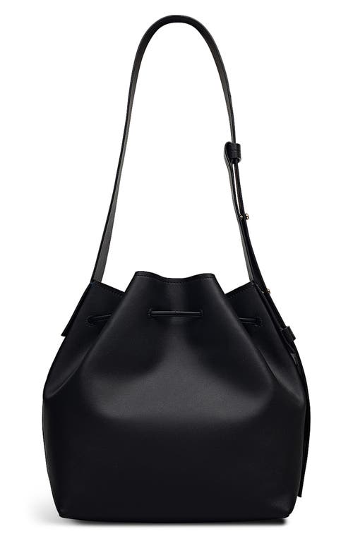 Radley York Leather Bucket Bag In Black