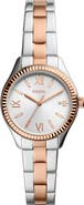Fossil Two-Tone Stainless Steel Quartz Bracelet Watch, 30mm