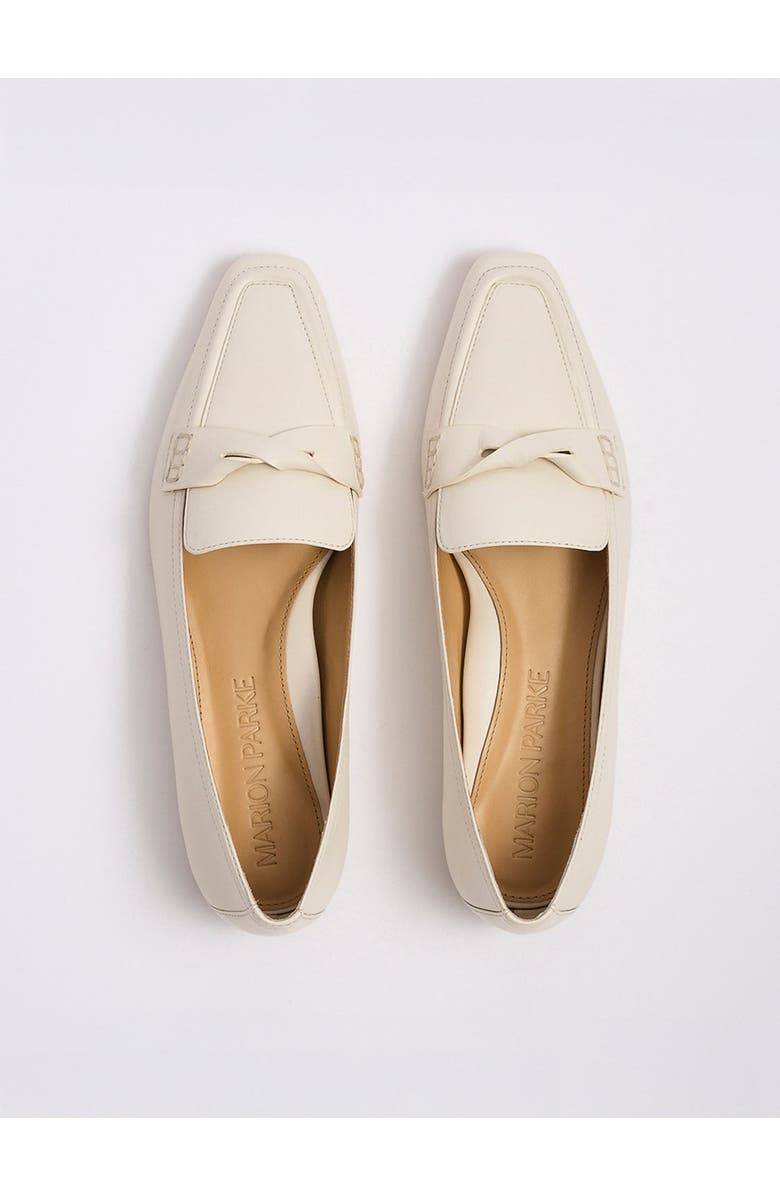 MARION PARKE Courtney Loafer Nappa, Alternate, color, Light Cream