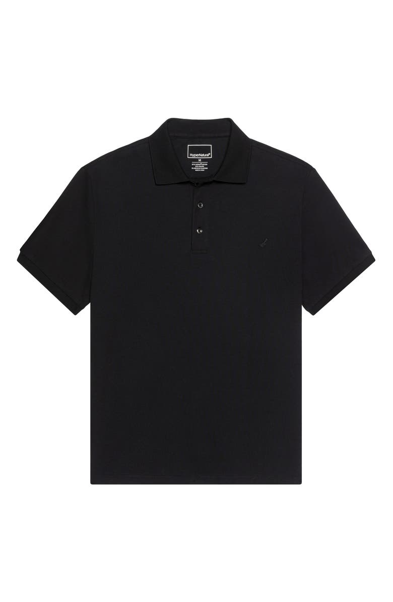 Hypernatural Matterhorn Supima<sup>®</sup> Cotton Blend Polo, Alternate, color, Black Beauty