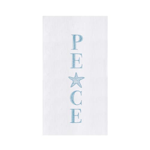C & F Home C&f Home Peace Towel In Blue