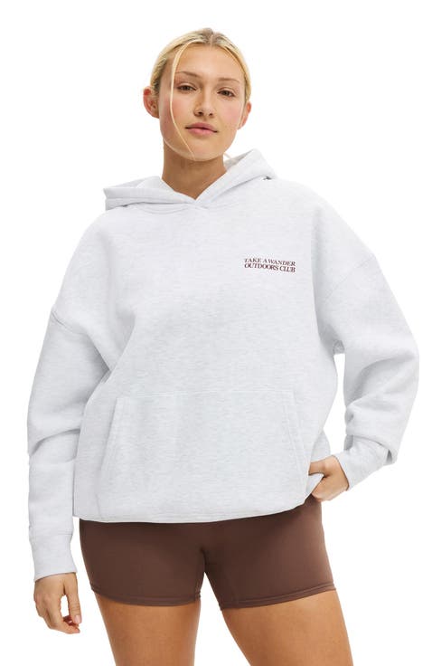 Women's Active Plush Premium Graphic Hoodie