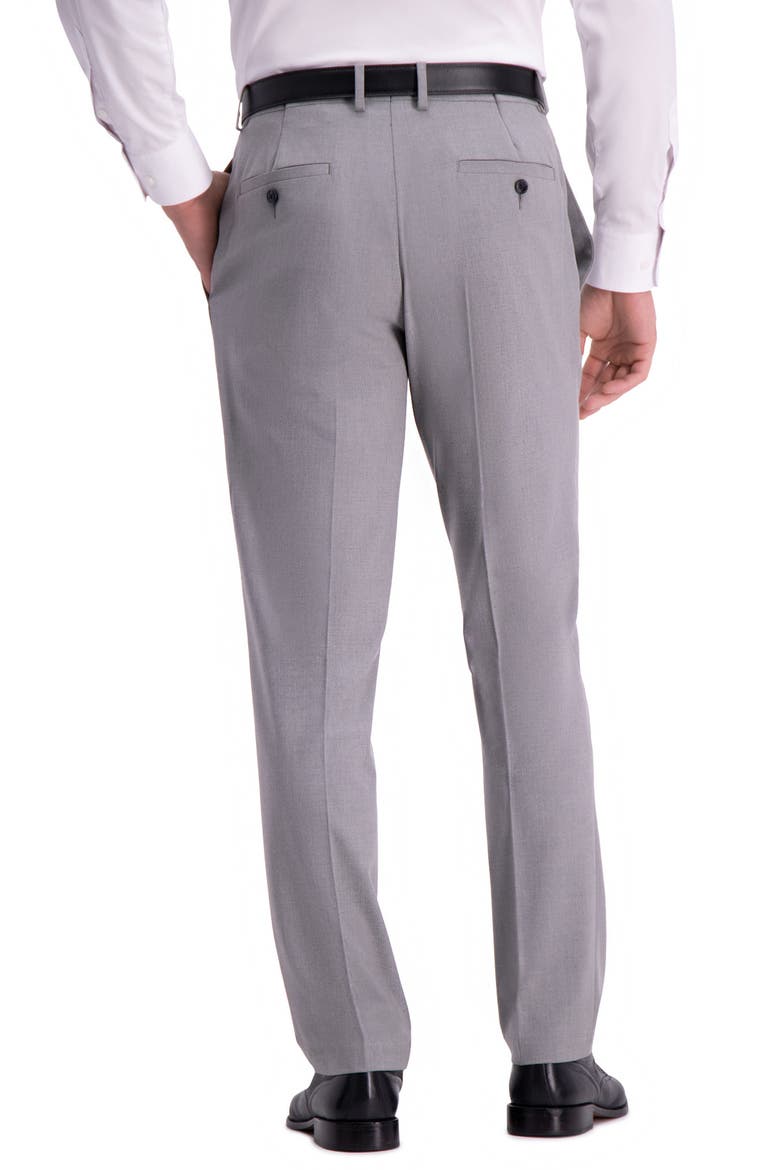 Reaction 4-Way Stretch Slim Fit Dress Pants, Alternate, color, GREY
