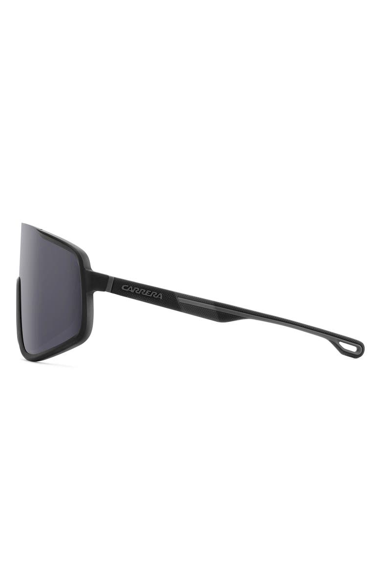 Carrera Eyewear 99mm Shield Sunglasses, Alternate, color, Matte Black