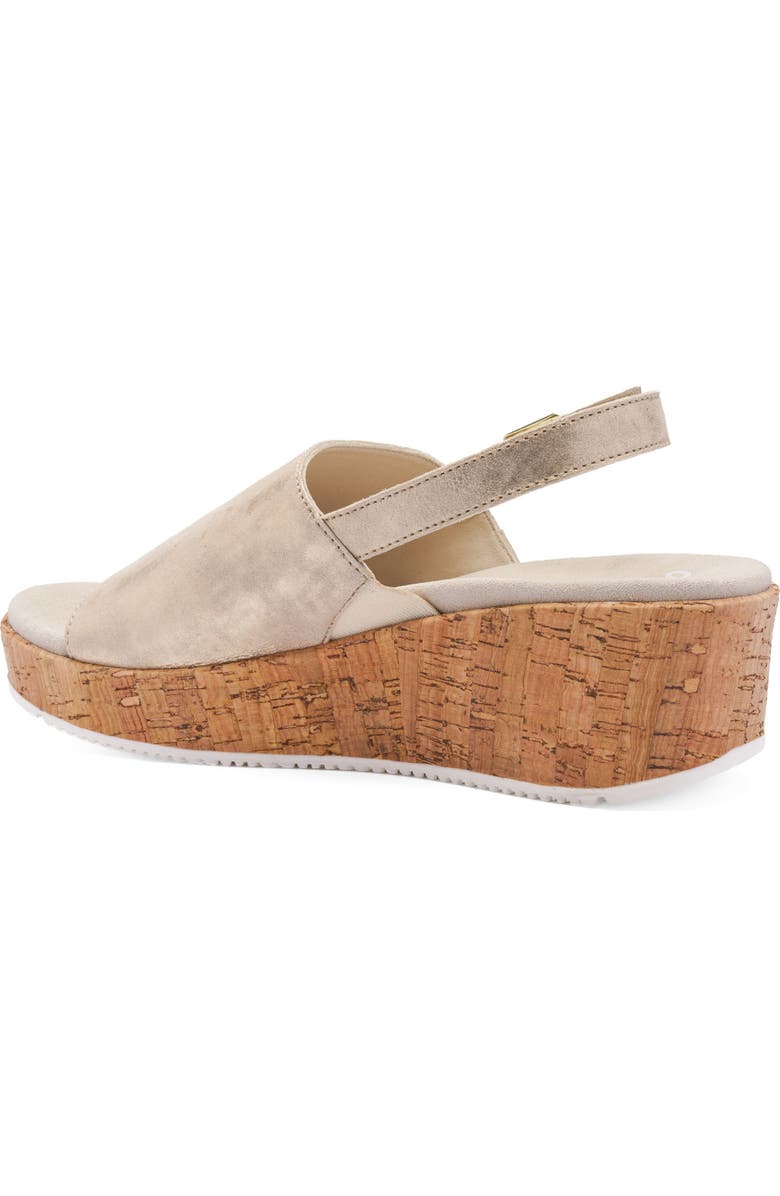 ara Raelis Slingback Wedge, Alternate, color, Beige