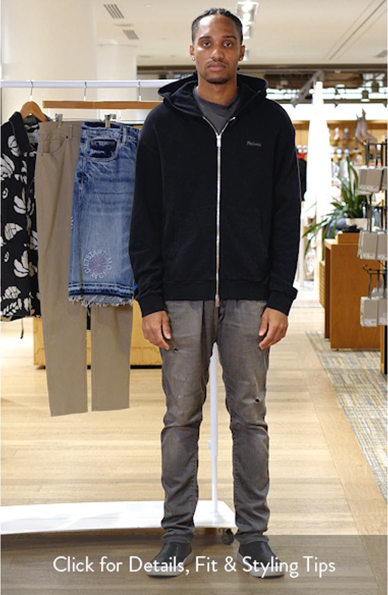 Waffle Stitch Full Zip Hoodie, sales video thumbnail