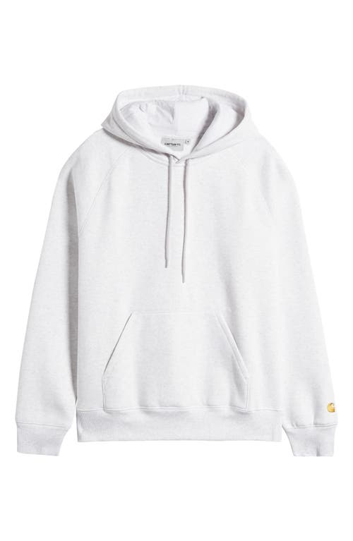 Carhartt Work In Progress Chase Fleece Hoodie In Gray