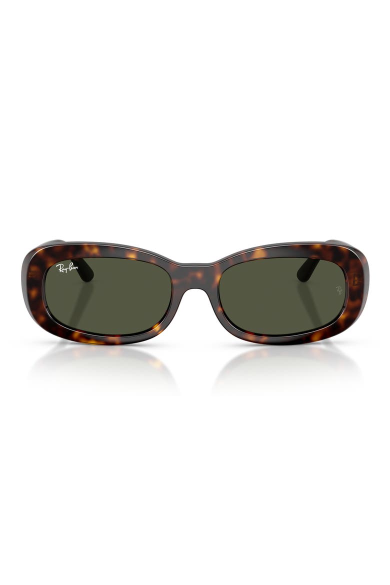 56mm Oval Sunglasses, Main, color, HAVANA