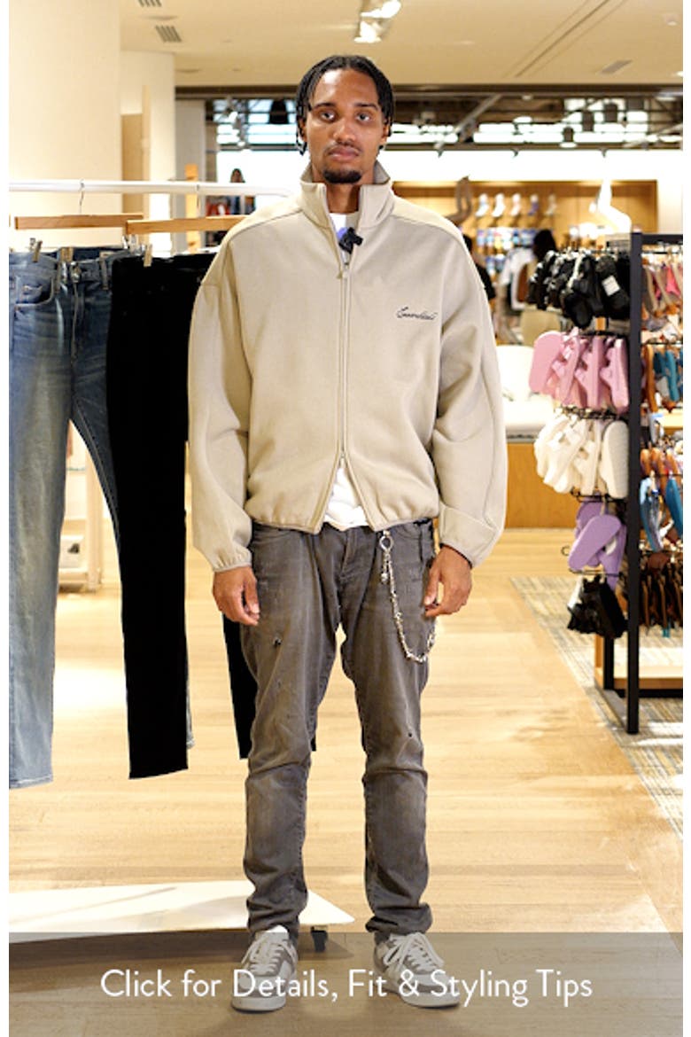 Fear of God Essentials Modern Fit Fleece Track Jacket (Men