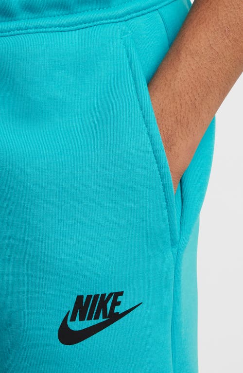 Nike Tech Fleece Big Kids' (boys') Shorts In Blue