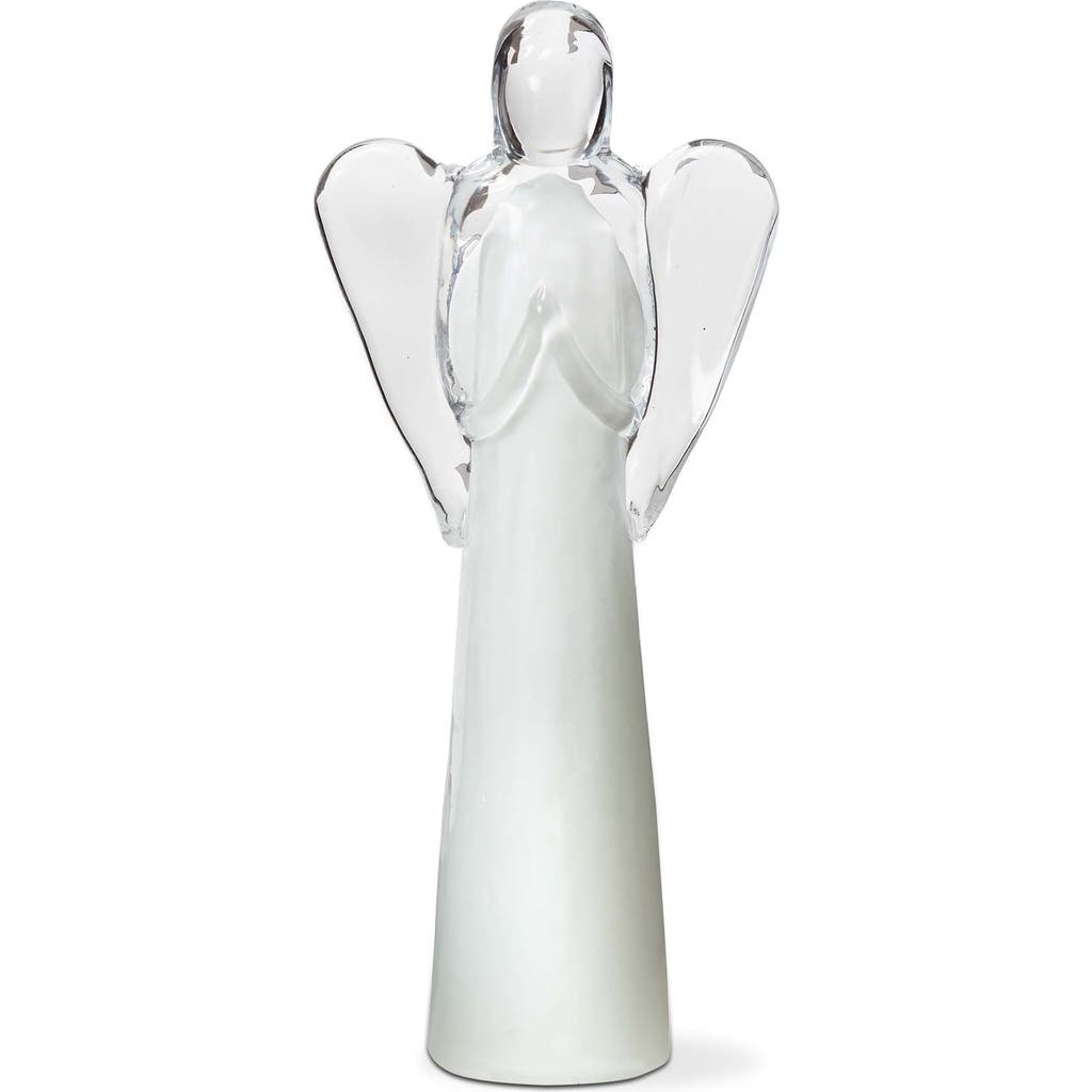 Tag Small Glass Angel Decor For Holiday And Christmas In Transparent