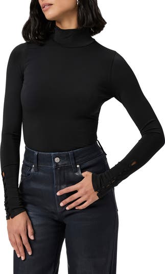 Ciri Mock Neck Long Sleeve Top