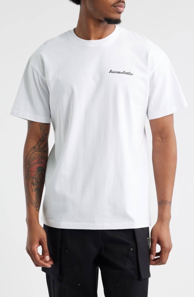 Billionaire Boys Club Company Graphic T-Shirt, Main, color, White