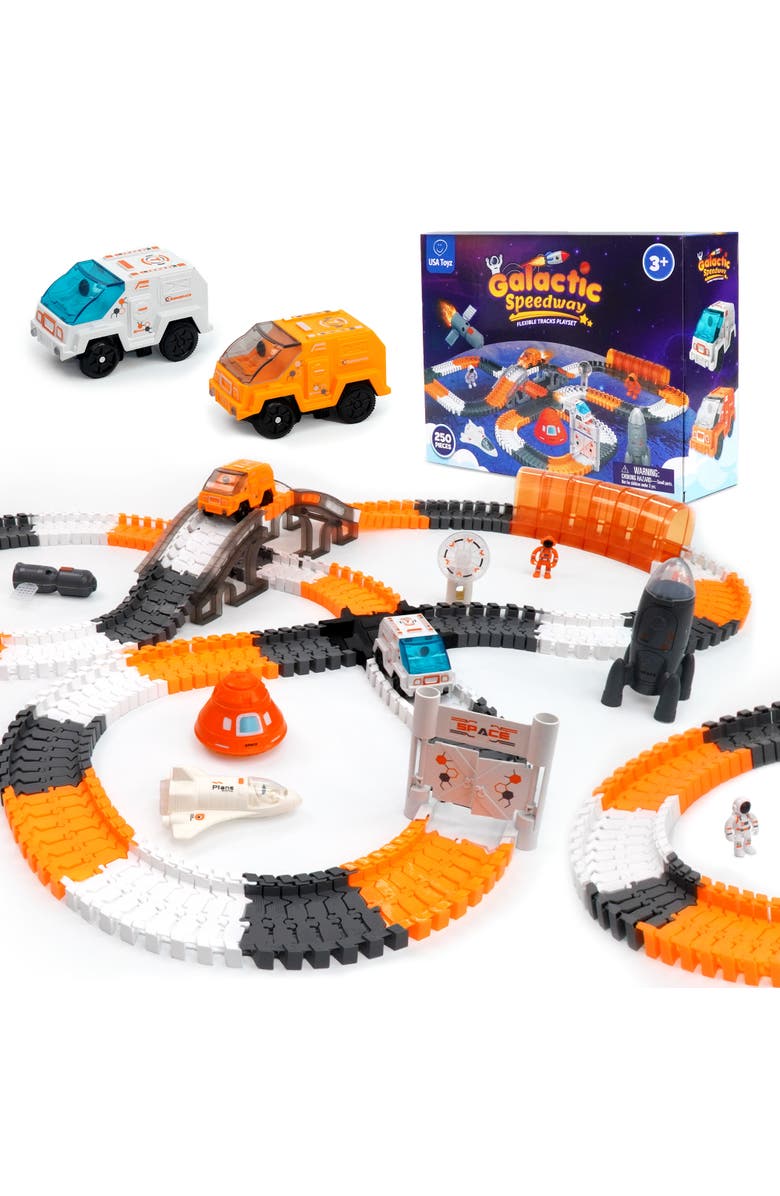 USA Toyz Galactic Race Tracks - 250pk, Main, color, Multi Color