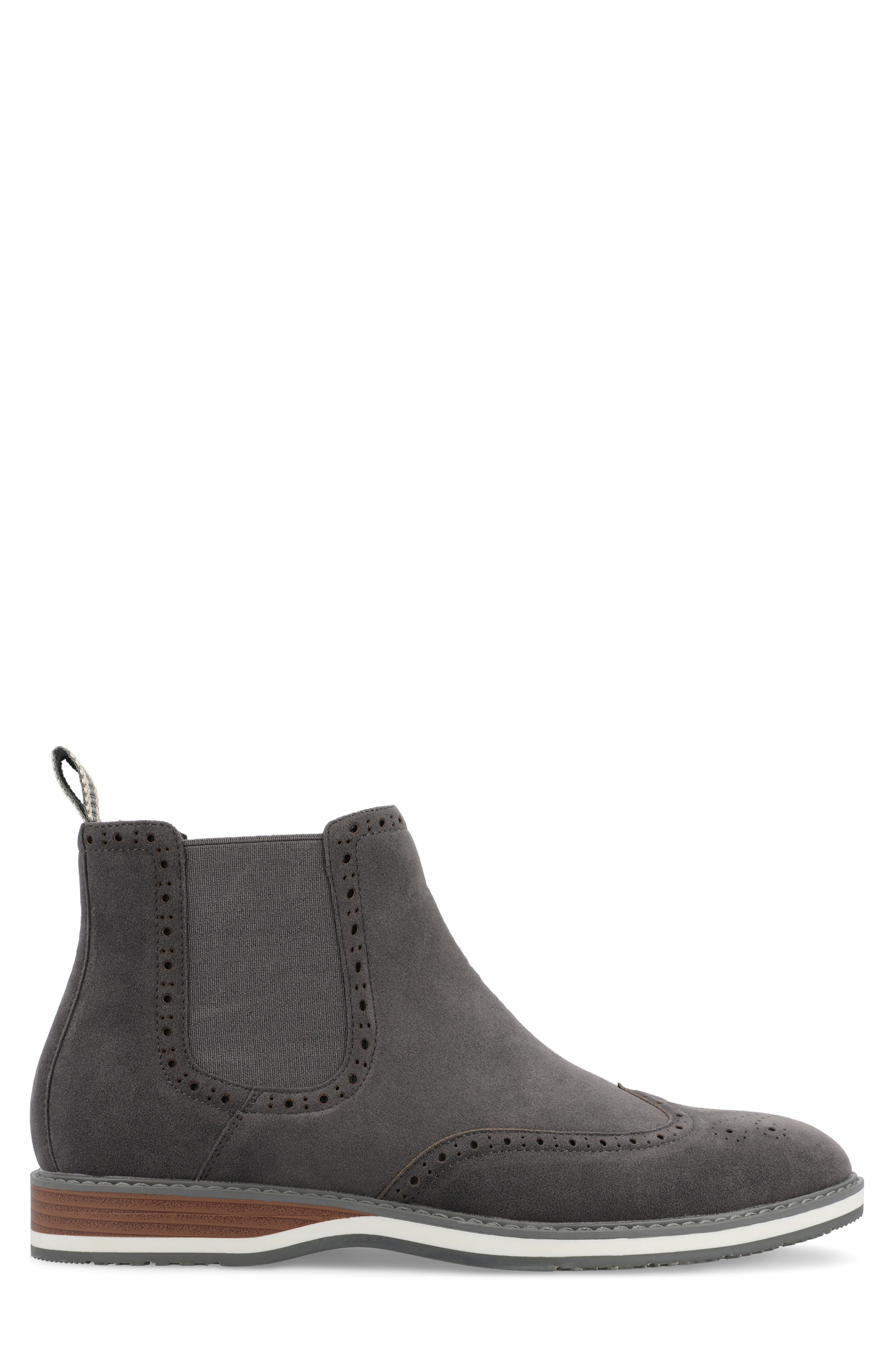 VANCE CO Thorpe Wingtip Chelsea Boot, Alternate, color, Grey