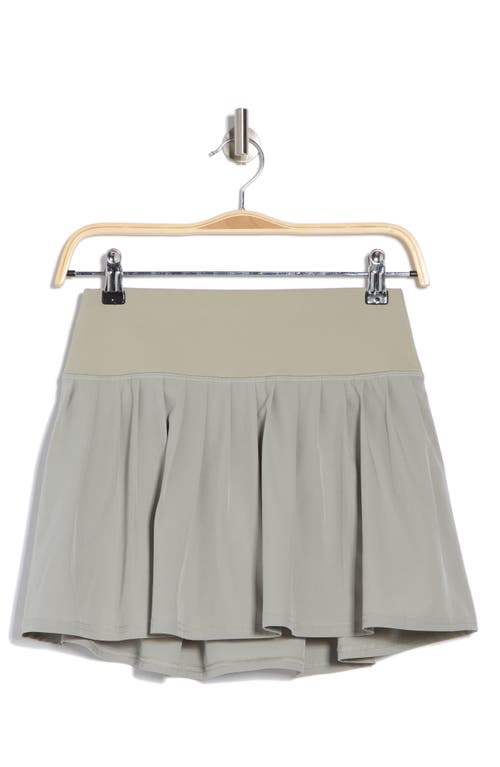 X By Gottex Accordion Skort In Grey Sage