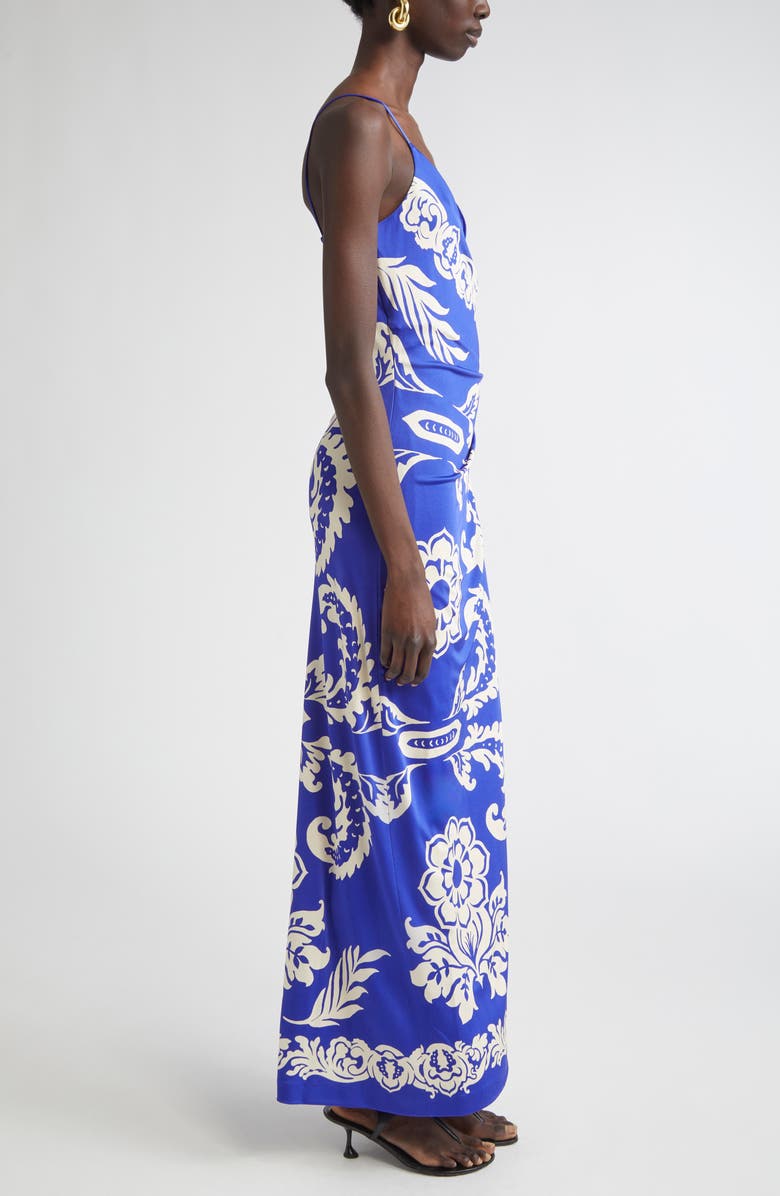 Etro Paisley Print Faux Wrap Dress, Alternate, color, 