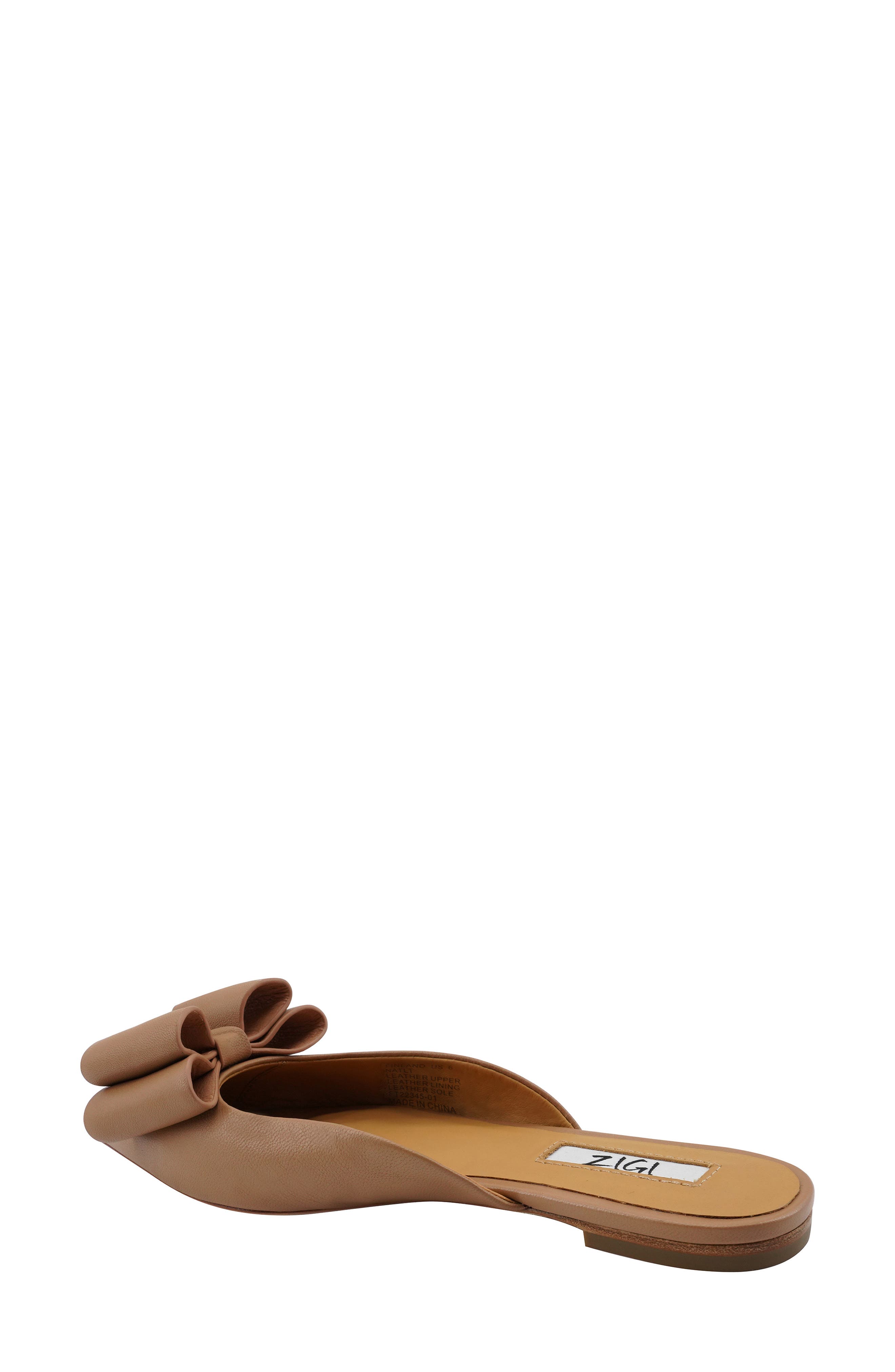Finland Pointed Toe Mule, Alternate, color, NATURAL