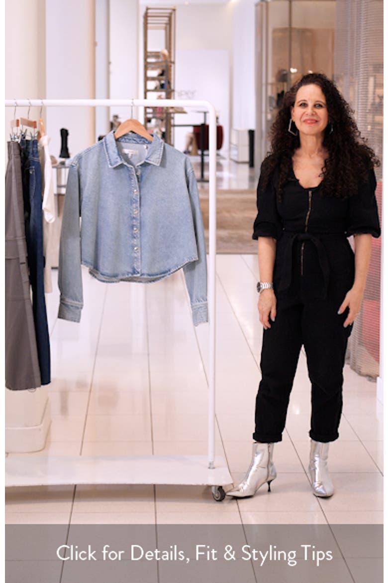 The Swing Crop Denim Shirt video