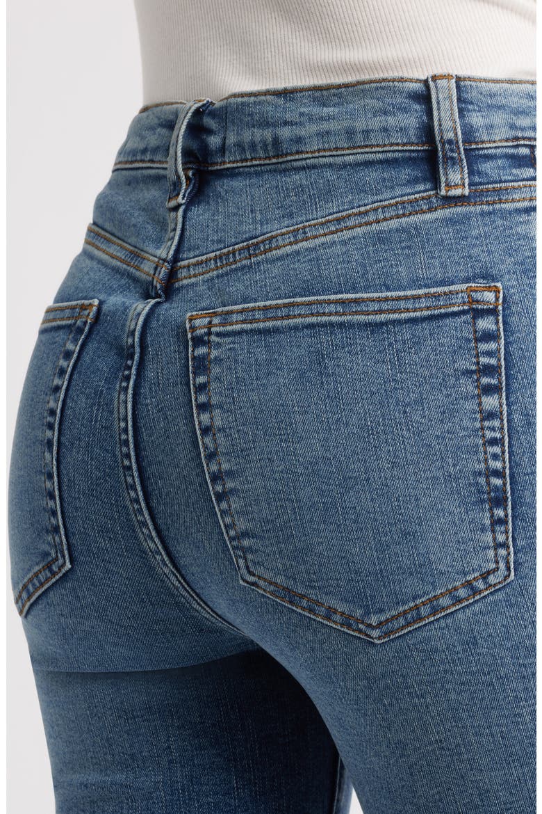 Le Sleek High Waist Ankle Straight Leg Jeans, Alternate, color, VICE