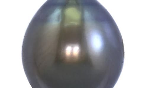 Effy 14k Gold Station Bead 10mm Black Tahitian Pearl Y-drop Necklace In Black
