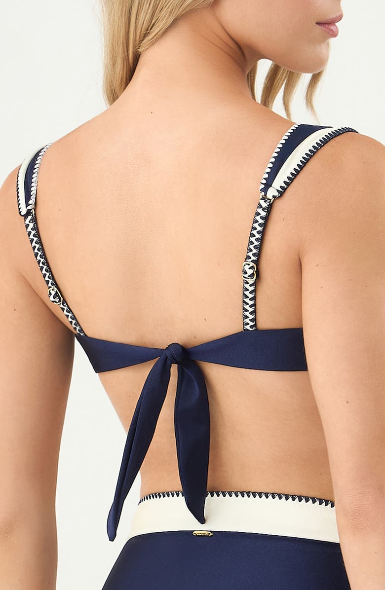 BOAMAR Chloe Bikini Top, Alternate, color, Blue