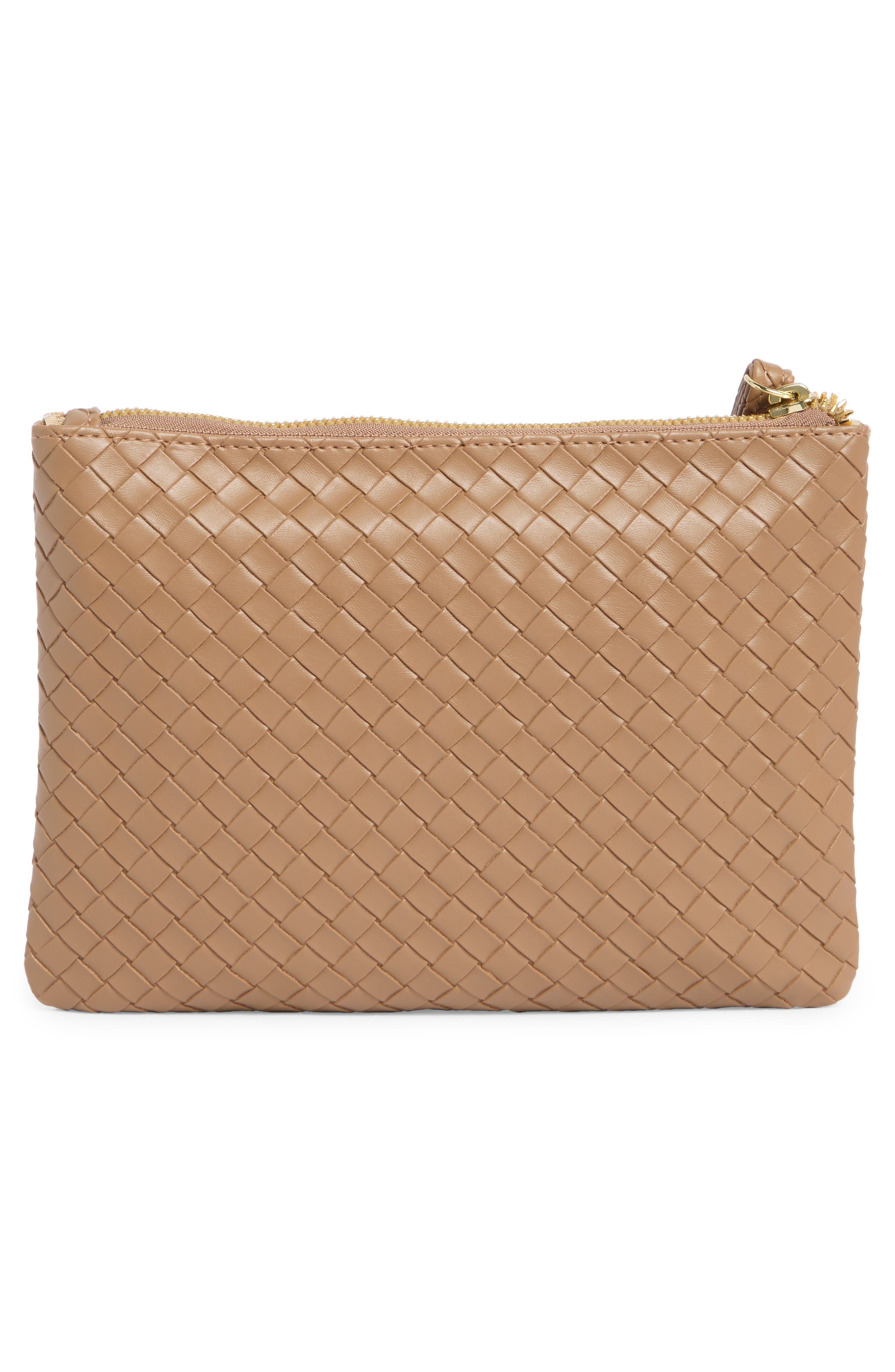 Woven Wristlet, Alternate, color, CARAMEL