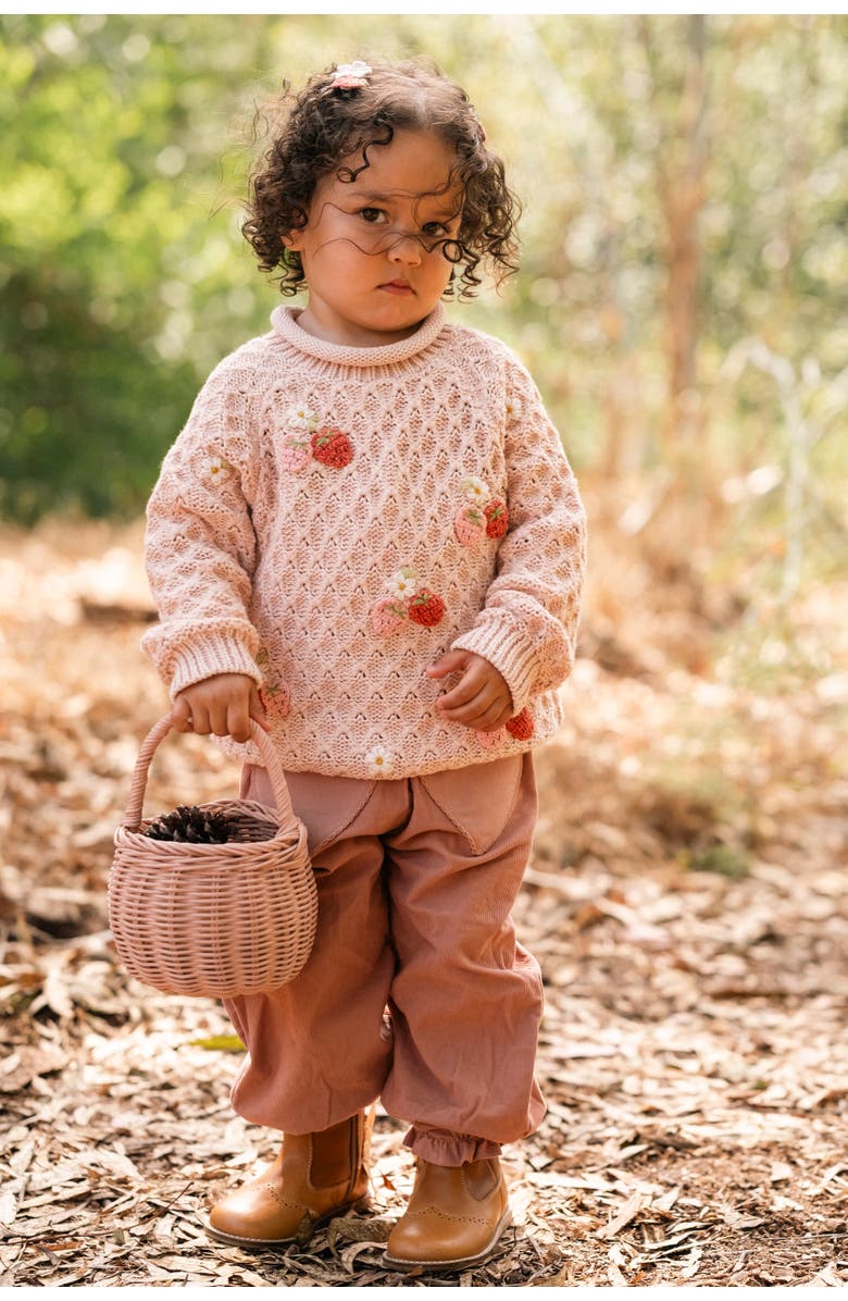 Wild Wawa Strawberry Fields Sweater, Alternate, color, Pink