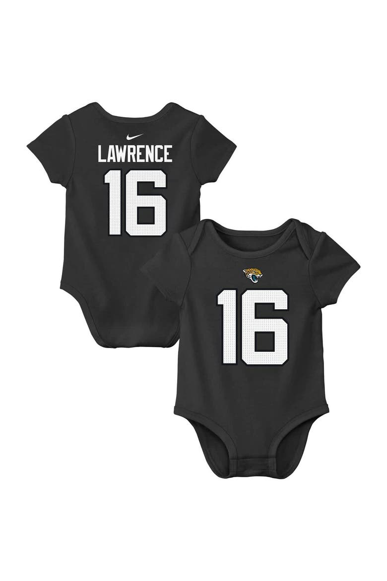 Infant Nike Trevor Lawrence Black Jacksonville Jaguars  Player Name & Number Bodysuit, Main, color, Black