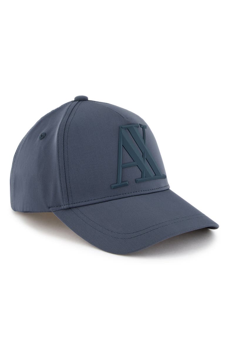 Armani Exchange AX Logo Baseball Cap, Main, color, 