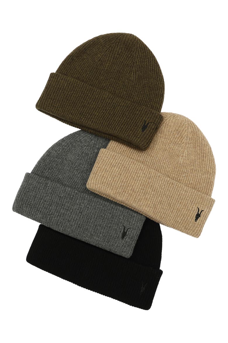 Ramskull Wool Beanie, Alternate, color, BLACK