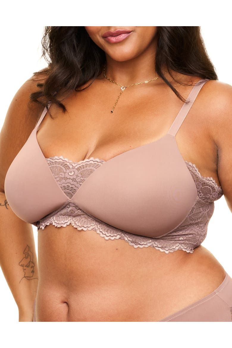 Jainey Contour Plunge Bra, Main, color, Medium beige