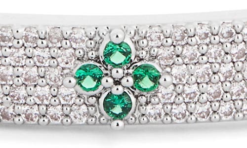 Eye Candy Los Angeles Flo Cz Bracelet In Silver