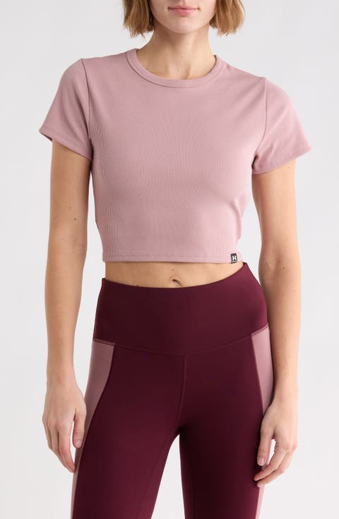 Rival Rib Performance Cropped T-Shirt