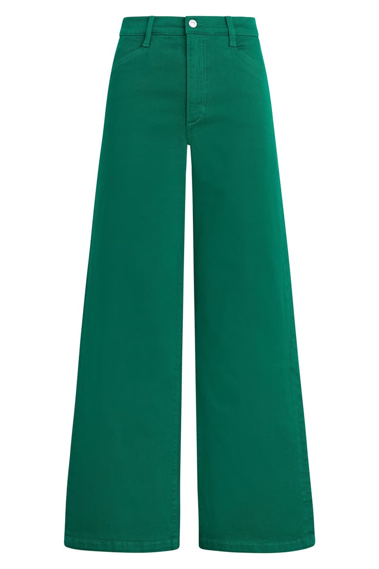 The Mischa Super High Waist Wide Leg Jeans, Alternate, color, EMERALD
