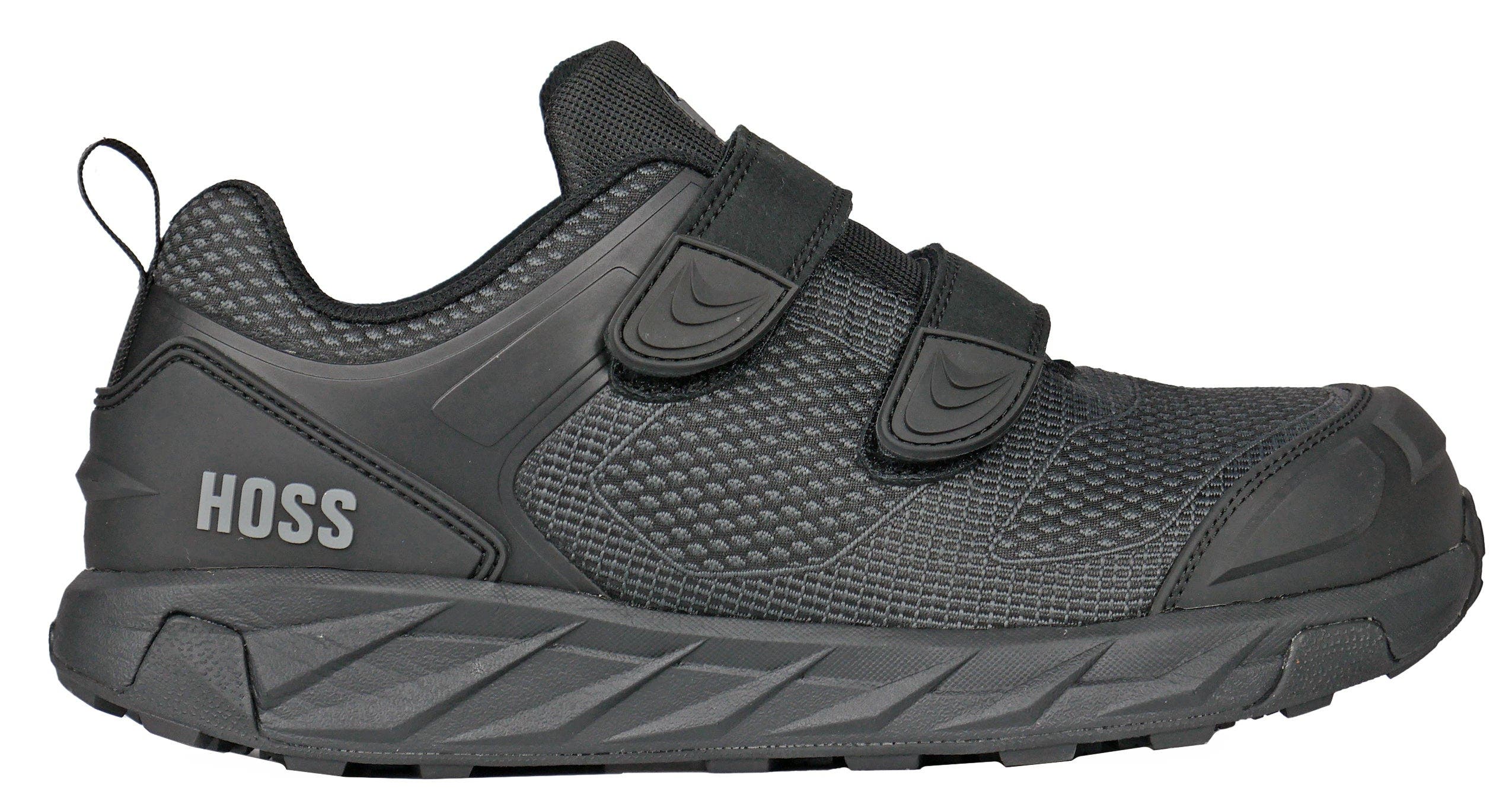 Hoss Boot Company HOSS Buster Velcro Composite Toe Work Shoe, Alternate, color, Black