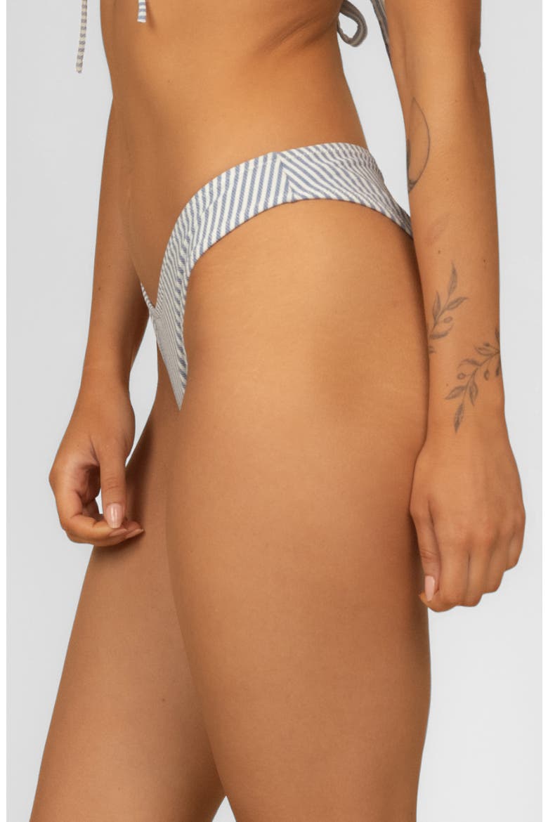 Lulu Stripe Bikini Bottoms, Alternate, color, CLASSIC BLUE STRIPE