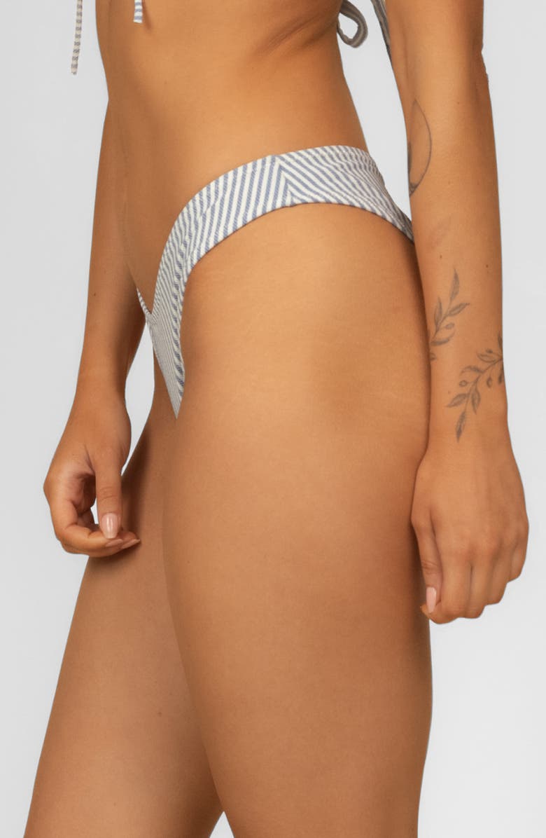 MONTCE Lulu Stripe Bikini Bottoms, Alternate, color, Classic Blue Stripe