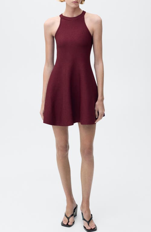 Shop Mango Sleeveless Skater Sweater Minidress